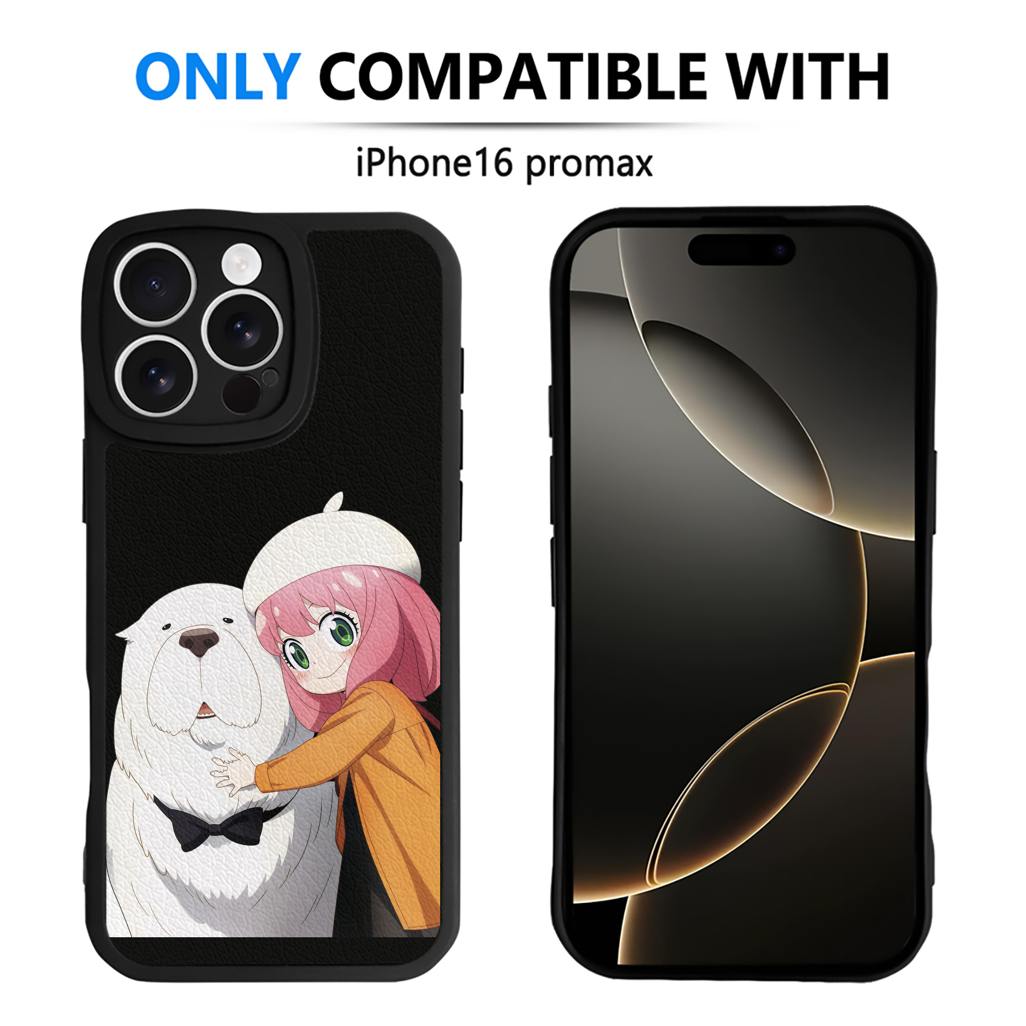 （画像用） SPY×FAMILY间谍家家酒 【iPhone 16シリーズ対応】シリコンスマホケース（レザー調） 材質：シリコン